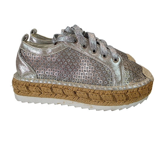 Deportiva B&W Silver Sparkle