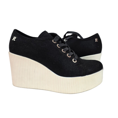 Sneakers Maxi Plataforma Refresh Black Metal
