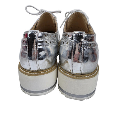 Zapato Oxford Xti Silver Mirror