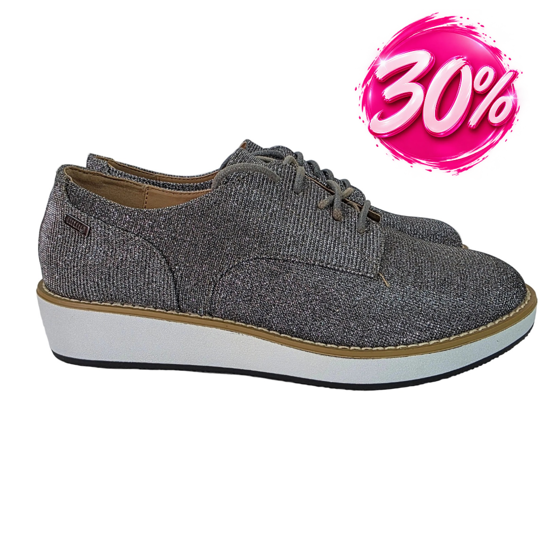 Blucher Sport Glitter Plata