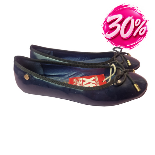 Manoletina Charol Navy Xti