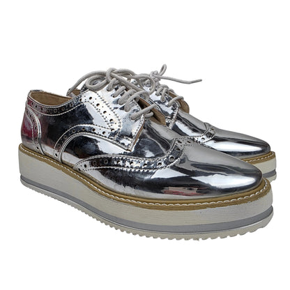 Zapato Oxford Xti Silver Mirror
