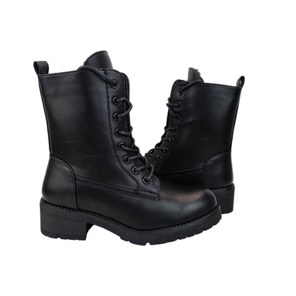 Botín cordones Negro